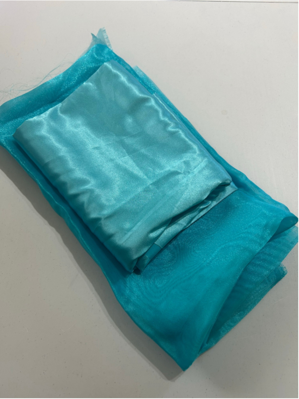 Fabric: 2 yards 17” Mix Bundle Satin & Sheer Fabric